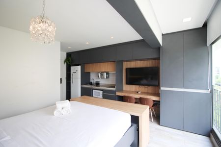 Suíte de kitnet/studio para alugar com 1 quarto, 25m² em Indianópolis, São Paulo