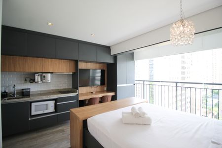 Suíte de kitnet/studio para alugar com 1 quarto, 25m² em Indianópolis, São Paulo