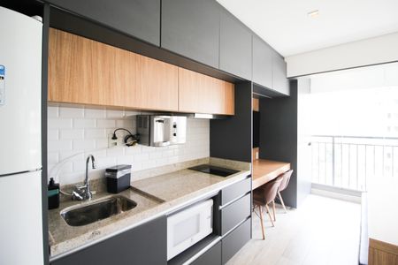 Studio para alugar com 25m², 1 quarto e sem vagaCozinha