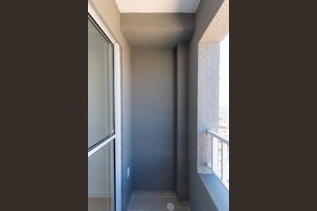 Varanda da Sala de apartamento para alugar com 1 quarto, 25m² em Jardim Imperador (zona Leste), São Paulo