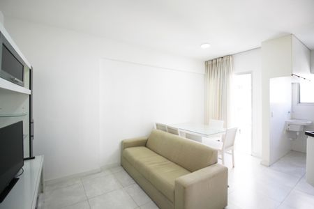 Sala de apartamento para alugar com 1 quarto, 35m² em Indianópolis, São Paulo