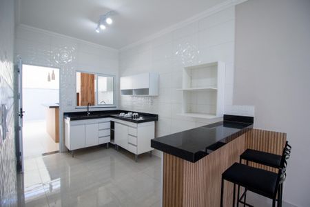 Casa de condomínio para alugar com 157m², 3 quartos e 2 vagasCozinha 