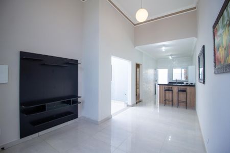 Sala  de casa de condomínio para alugar com 3 quartos, 157m² em Jardim Eucaliptos, Sorocaba