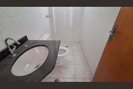 Banheiro Social  de apartamento à venda com 1 quarto, 50m² em Vila Caminho do Mar, São Bernardo do Campo