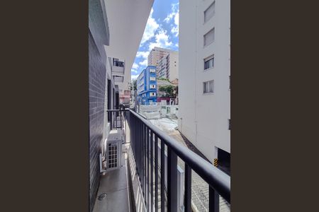 Varanda da Sala de apartamento à venda com 1 quarto, 29m² em Perdizes, São Paulo
