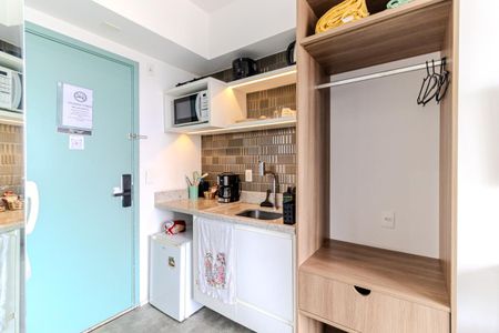 Studio para alugar com 30m², 1 quarto e sem vaga Studio para alugar com 30m², 1 quarto e sem vagaCozinha