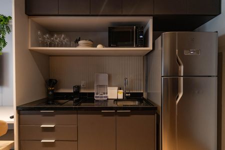 Studio para alugar com 25m², 1 quarto e sem vagaCozinha