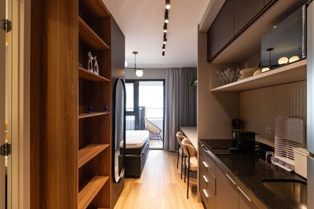 Studio para alugar com 25m², 1 quarto e sem vagaCozinha