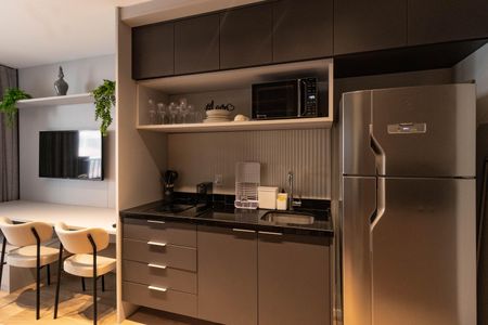 Studio para alugar com 25m², 1 quarto e sem vagaCozinha