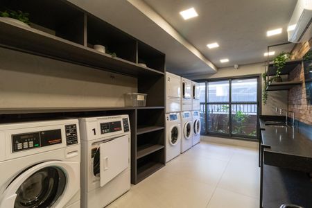 Studio para alugar com 25m², 1 quarto e sem vagaLavanderia