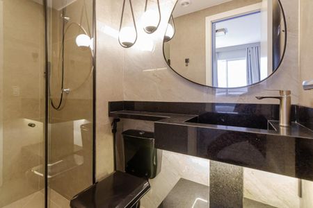 Studio para alugar com 29m², 1 quarto e sem vagaBanheiro da Suíte