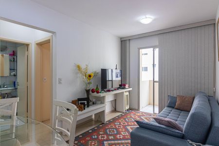 Sala de apartamento à venda com 1 quarto, 47m² em Indianópolis, São Paulo