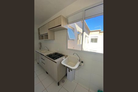 Cozinha de apartamento à venda com 2 quartos, 42m² em Santo Afonso, Novo Hamburgo