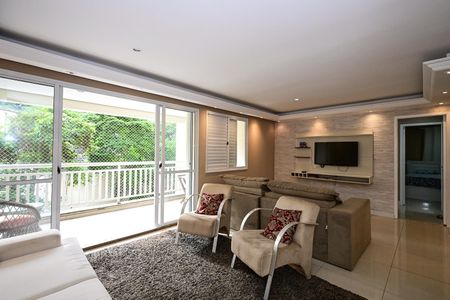 Sala de apartamento para alugar com 3 quartos, 118m² em Vila Sonia, São Paulo