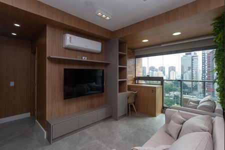 Sala de apartamento para alugar com 2 quartos, 58m² em Perdizes, São Paulo