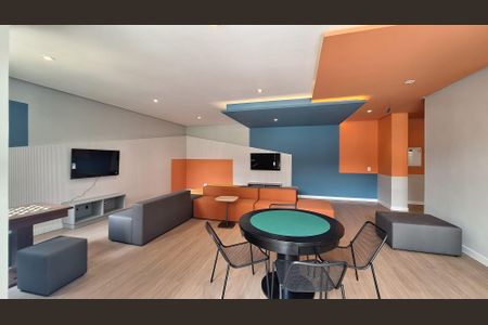 Apartamento à venda com 41m², 1 quarto e sem vaga Apartamento à venda com 41m², 1 quarto e sem vagaSalão de jogos