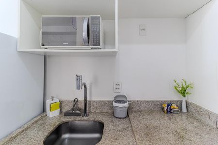 Studio para alugar com 30m², 1 quarto e sem vaga Studio para alugar com 30m², 1 quarto e sem vagaCozinha