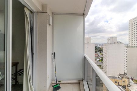 Varanda de kitnet/studio para alugar com 1 quarto, 30m² em Centro Histórico de São Paulo, São Paulo