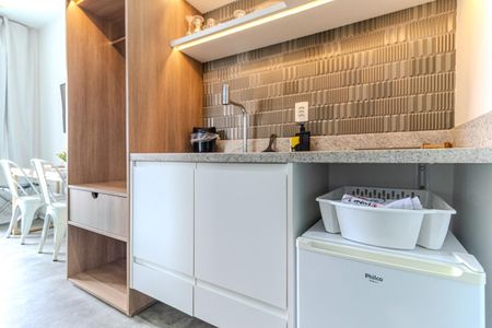 Studio para alugar com 30m², 1 quarto e sem vaga Studio para alugar com 30m², 1 quarto e sem vagaCozinha