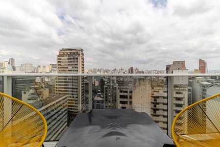 Varanda de kitnet/studio para alugar com 1 quarto, 30m² em Centro Histórico de São Paulo, São Paulo