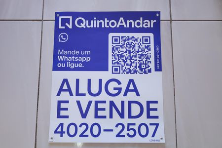 Apartamento à venda com 39m², 2 quartos e sem vagaPlaca instalada na sacada do imóvel - Código da placa: LDNB-682