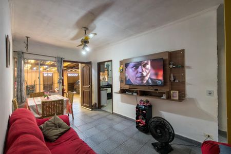 Sala de casa para alugar com 4 quartos, 161m² em Samambaia, Praia Grande
