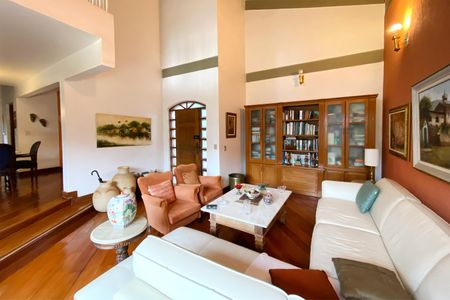 Sala de casa à venda com 5 quartos, 420m² em Belvedere, Belo Horizonte