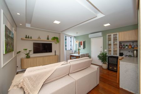 SALA de apartamento à venda com 2 quartos, 75m² em Buritis, Belo Horizonte