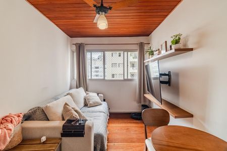 Sala de apartamento à venda com 1 quarto, 37m² em Pinheiros, São Paulo