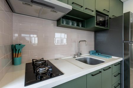 Apartamento para alugar com 34m², 1 quarto e sem vagaCozinha e Área de Serviço