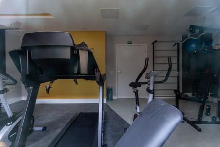 Apartamento para alugar com 34m², 1 quarto e sem vagaAcademia