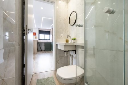 Apartamento para alugar com 34m², 1 quarto e sem vagaBanheiro