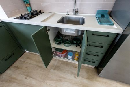 Apartamento para alugar com 34m², 1 quarto e sem vagaCozinha e Área de Serviço