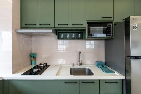 Apartamento para alugar com 34m², 1 quarto e sem vagaCozinha e Área de Serviço
