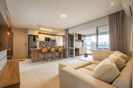 Sala/Cozinha de apartamento para alugar com 2 quartos, 85m² em Pinheiros, São Paulo