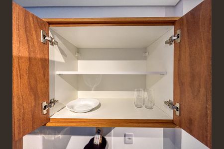 Cozinha de apartamento para alugar com 1 quarto, 44m² em Tatuapé, São Paulo