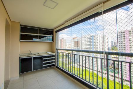 Varanda da sala de apartamento para alugar com 3 quartos, 88m² em Campestre, Santo André