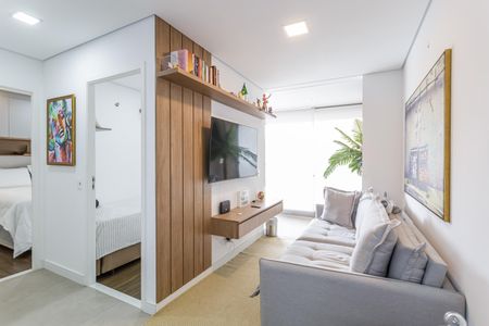 Sala de apartamento à venda com 2 quartos, 56m² em Vila Nova Conceição, São Paulo