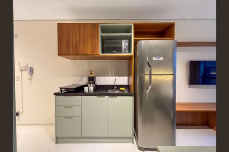 Cozinha de apartamento para alugar com 1 quarto, 28m² em Tatuapé, São Paulo
