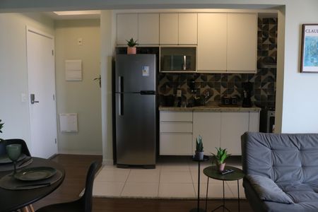 Sala de apartamento para alugar com 1 quarto, 46m² em Várzea da Barra Funda, São Paulo