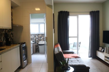 Sala de apartamento para alugar com 1 quarto, 46m² em Várzea da Barra Funda, São Paulo