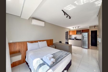 Sala / Quarta de apartamento à venda com 1 quarto, 58m² em Tatuapé, São Paulo