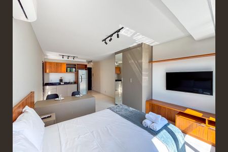 Sala / Quarta de apartamento à venda com 1 quarto, 58m² em Tatuapé, São Paulo