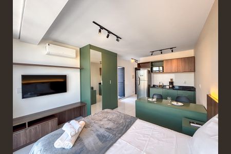 Sala / Quarto de apartamento à venda com 1 quarto, 53m² em Tatuapé, São Paulo