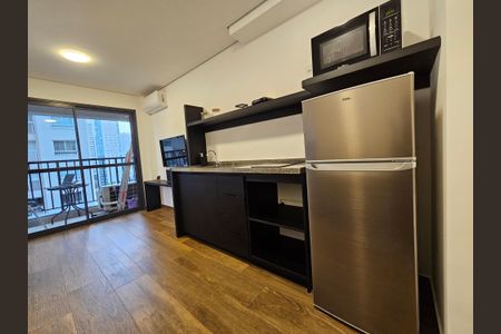 Studio para alugar com 31m², 1 quarto e sem vaga Studio para alugar com 31m², 1 quarto e sem vagaSala/Cozinha