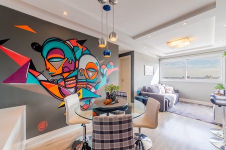 Sala  de apartamento para alugar com 2 quartos, 58m² em Passo d’Areia, Porto Alegre