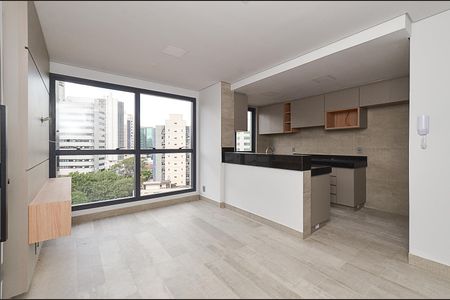 Sala Ambientes de apartamento para alugar com 2 quartos, 60m² em Lourdes, Belo Horizonte