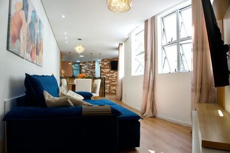 Sala de apartamento à venda com 2 quartos, 92m² em Centro, Belo Horizonte