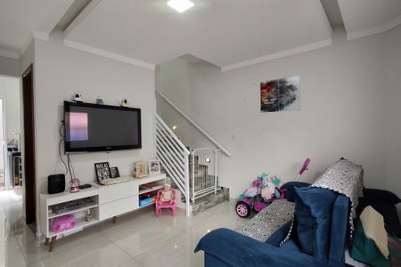 Sala de apartamento para alugar com 2 quartos, 90m² em Cidade Ocian, Praia Grande