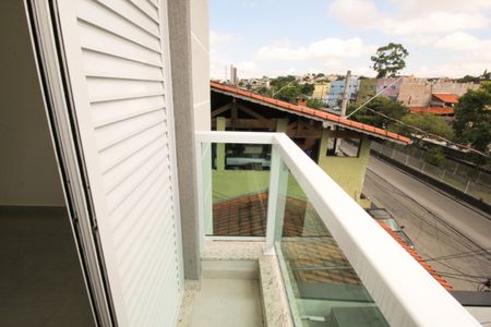Sacada do Quarto de apartamento para alugar com 1 quarto, 30m² em Parque Novo Oratório, Santo André